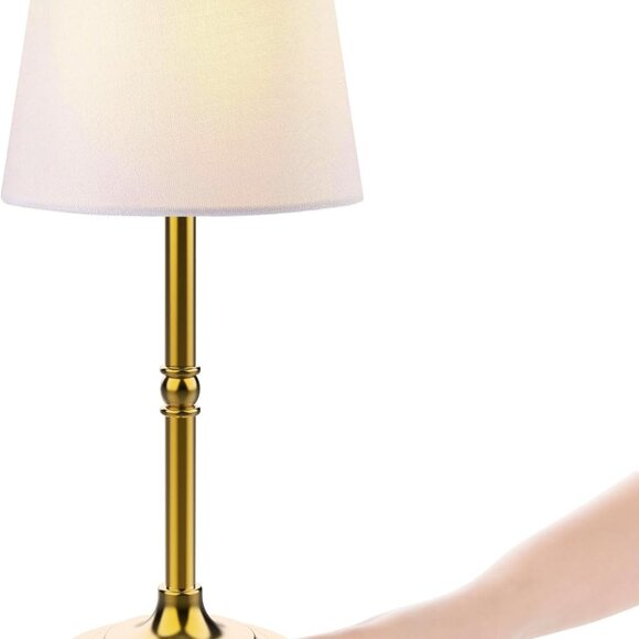 Rechargeable Battery Powered Table Lamp, Wireless LED Lamps, Cordless Touch Lamp - Picture 1 of 6